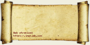 Olga Stojnić vizit kartica